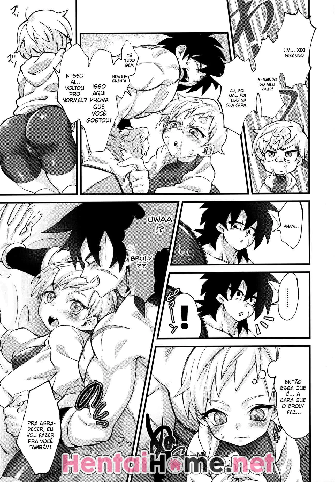 Dragon Ball Hentai: Cheelai Transa Com Broly e Leva Rola no Cu - Em HQ Brasileiro