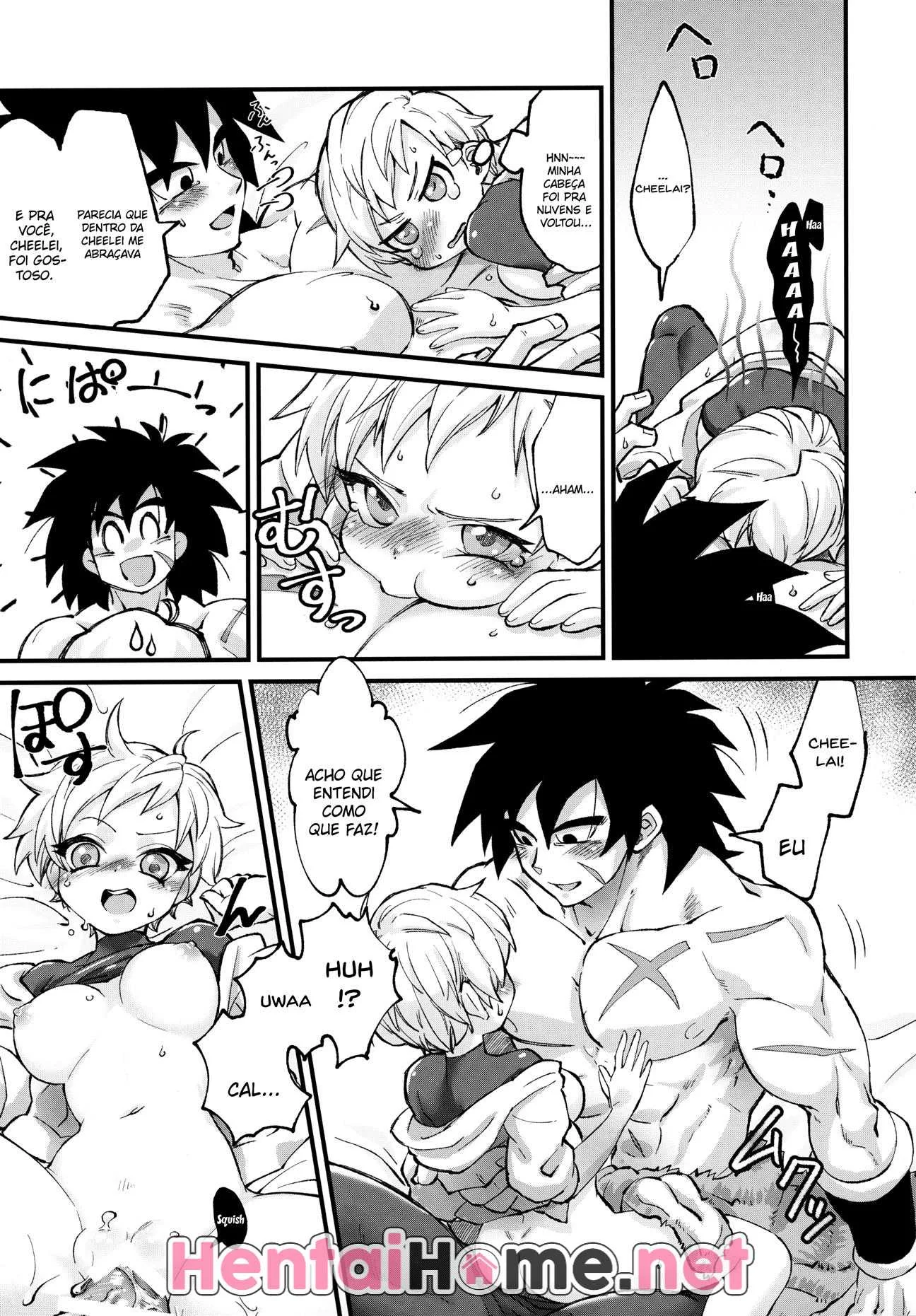 Dragon Ball Hentai: Cheelai Transa Com Broly e Leva Rola no Cu - Em HQ Brasileiro
