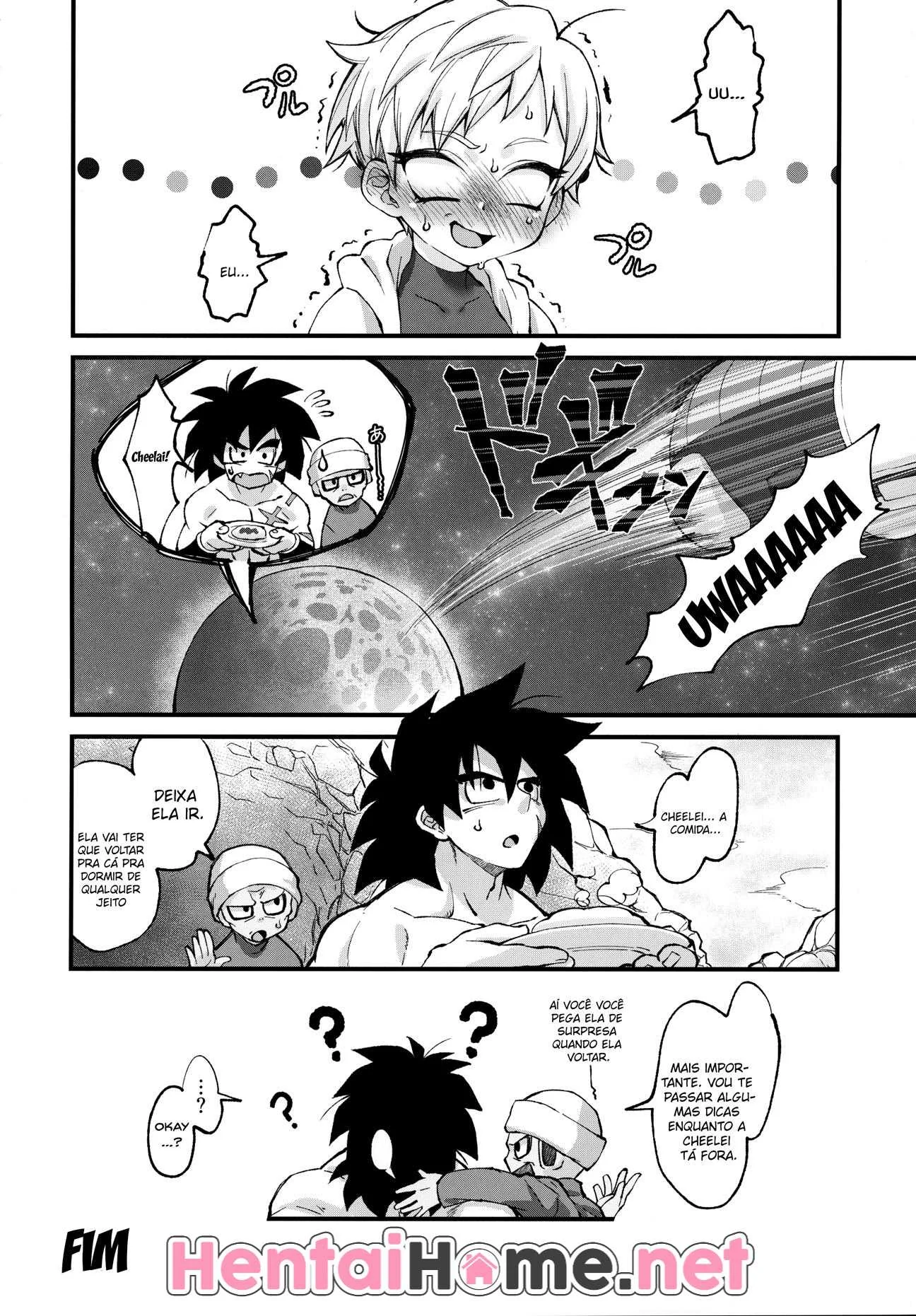 Dragon Ball Hentai: Cheelai Transa Com Broly e Leva Rola no Cu - Em HQ Brasileiro