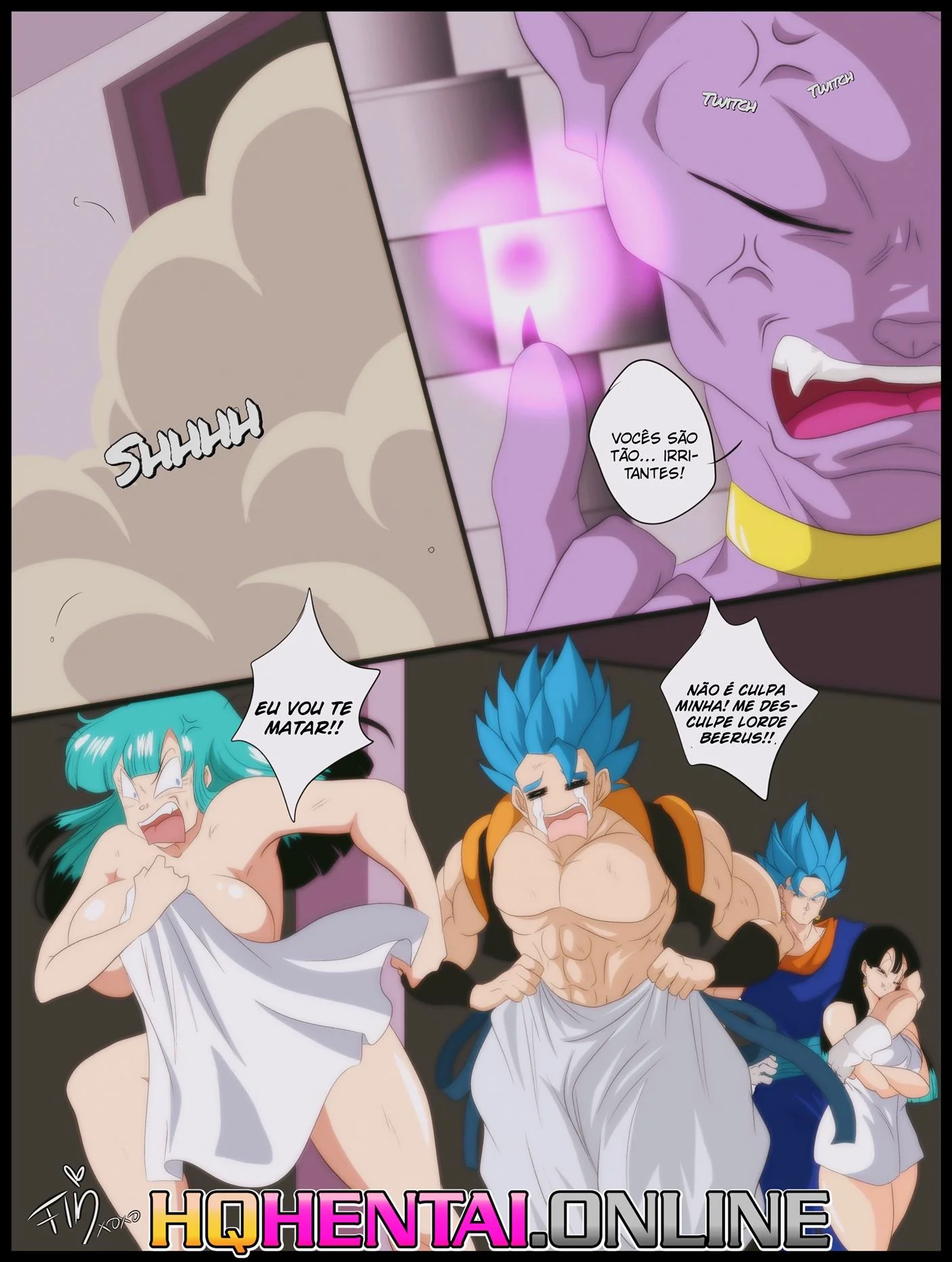 Dragon Ball Hentai - Piranhas Safadas se Divertindo Sem os Maridos em HQ