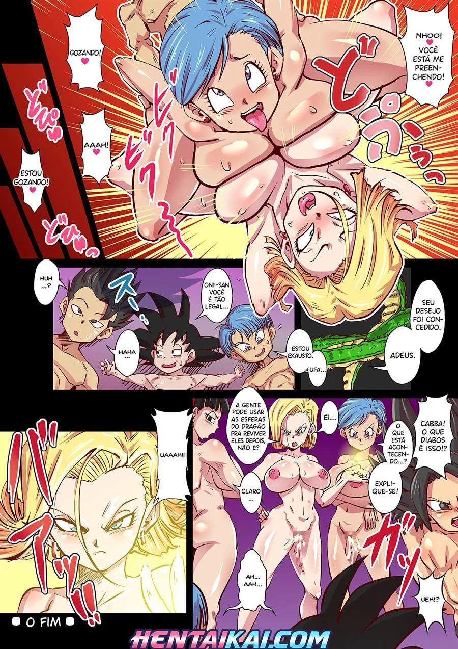 Dragon Ball: Orgia no Paraíso das Piranhas - Hentai HQ Brasileiro