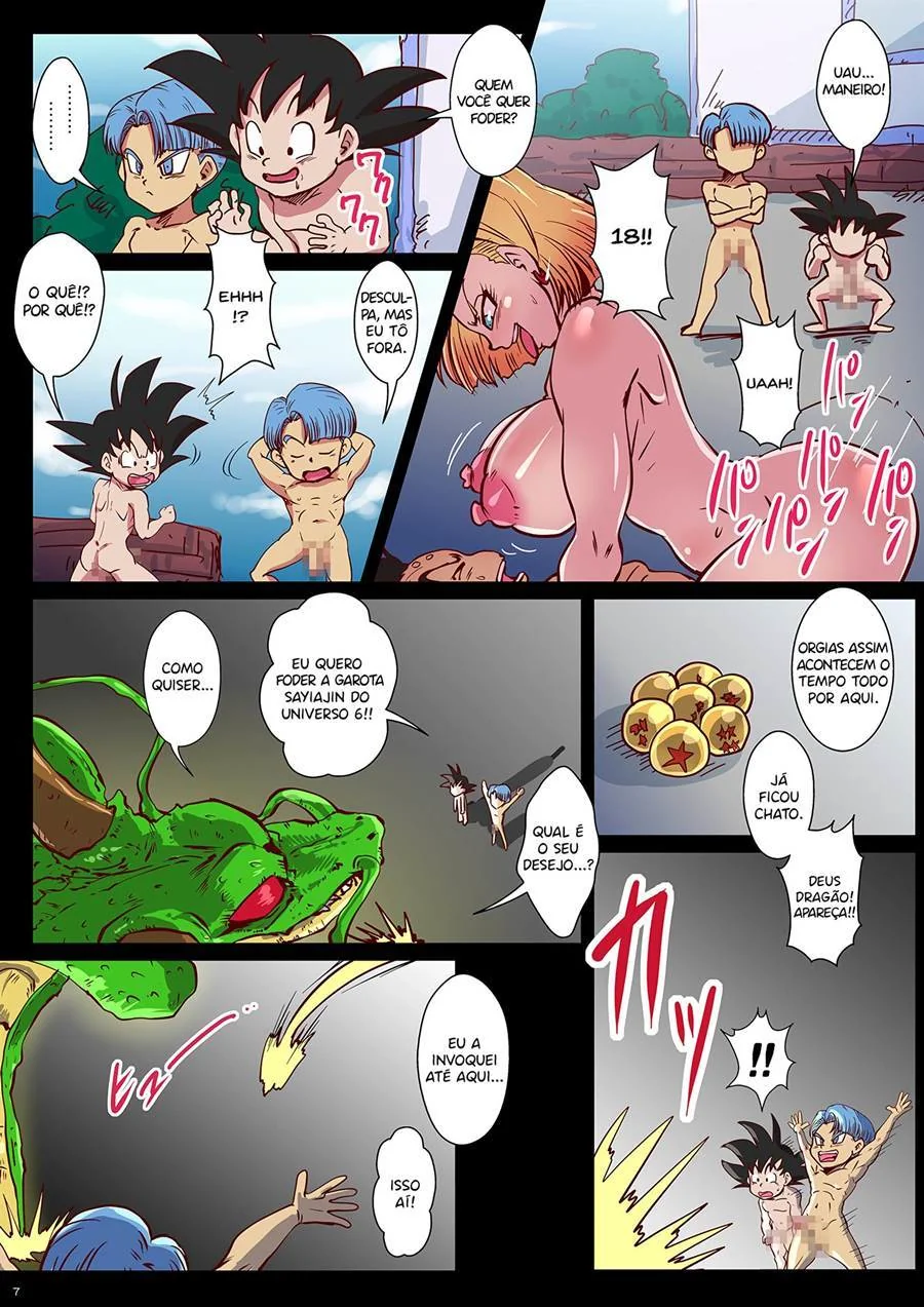Dragon Ball: Orgia no Paraíso das Piranhas - Hentai HQ Brasileiro