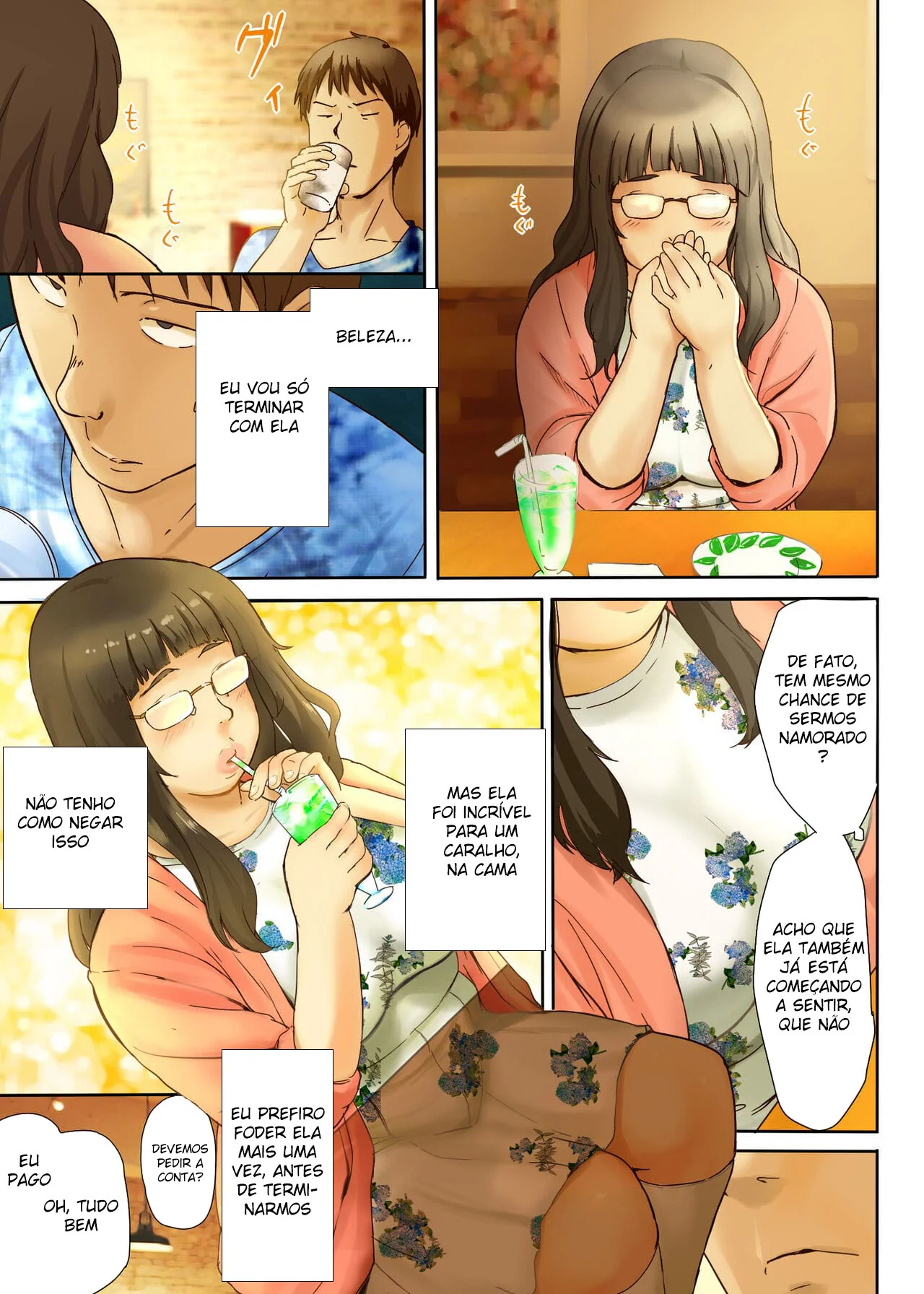 Duelo de Irmãs Gêmeas Piranhas Concorrendo pela Pica do Nerd Sortudo em HQ Brasileiro