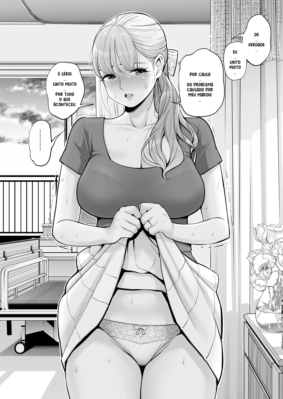 Ela Caprichou na Limpeza - A Piranha da Esposa Safada!" em HQ Brasileiro