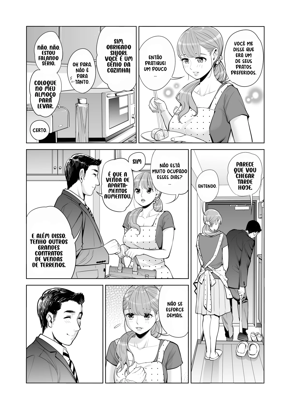 Ela Caprichou na Limpeza - A Piranha da Esposa Safada!" em HQ Brasileiro