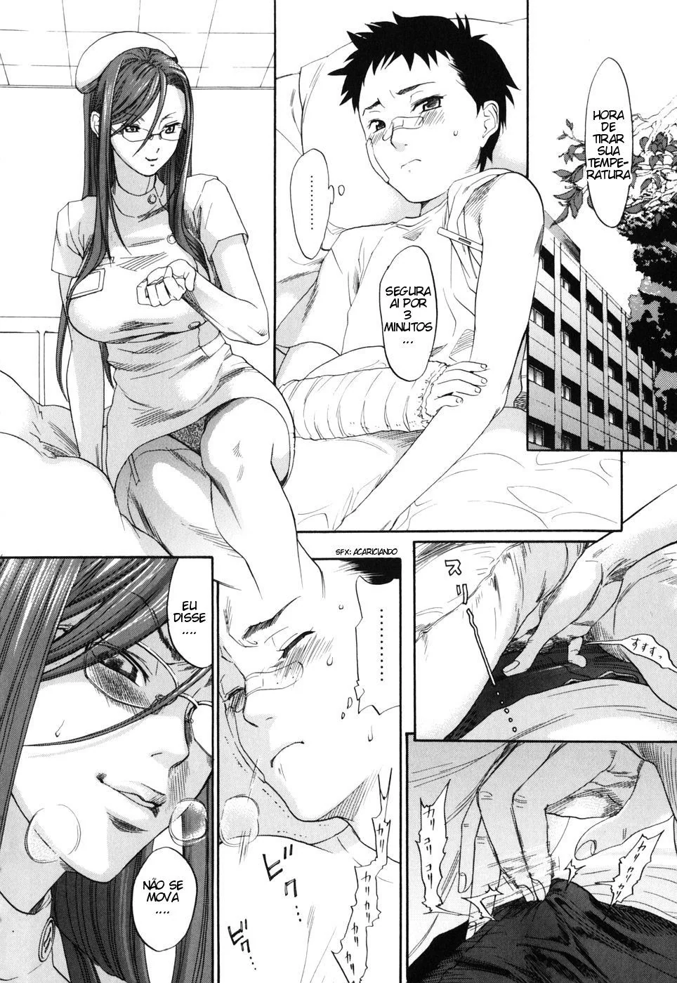 Enfermeira Piranha: Cuidados Especiais na Pica do Paciente Yuu em HQ Brasileiro