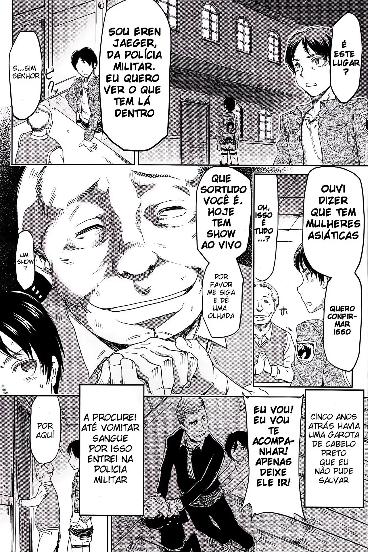 Eren em busca da buceta de Mikasa: A jornada do herói em Hentai HQ Brasileiro