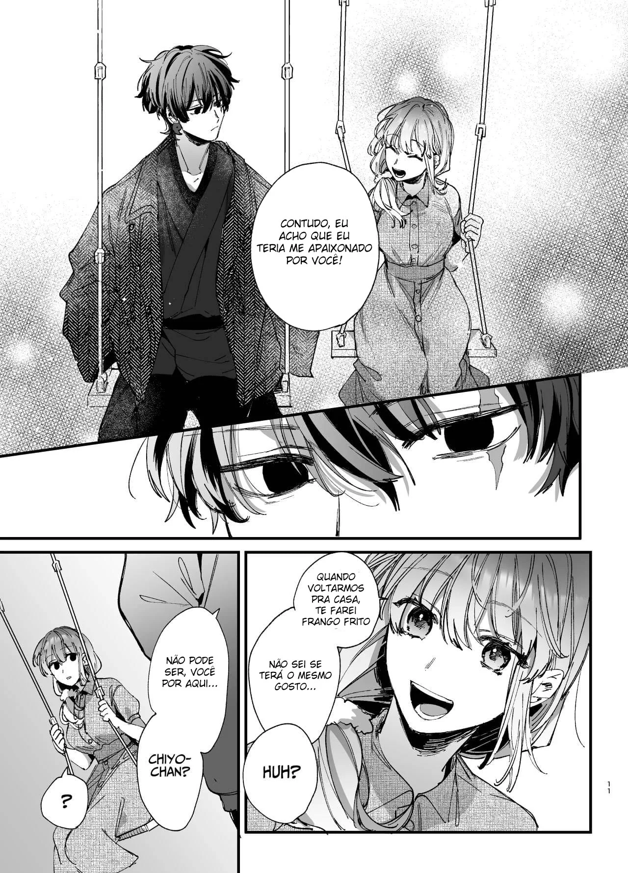 Espírito de Raposa Enfrenta Rola: Chiyo-chan em Apuros!" em HQ Brasileiro