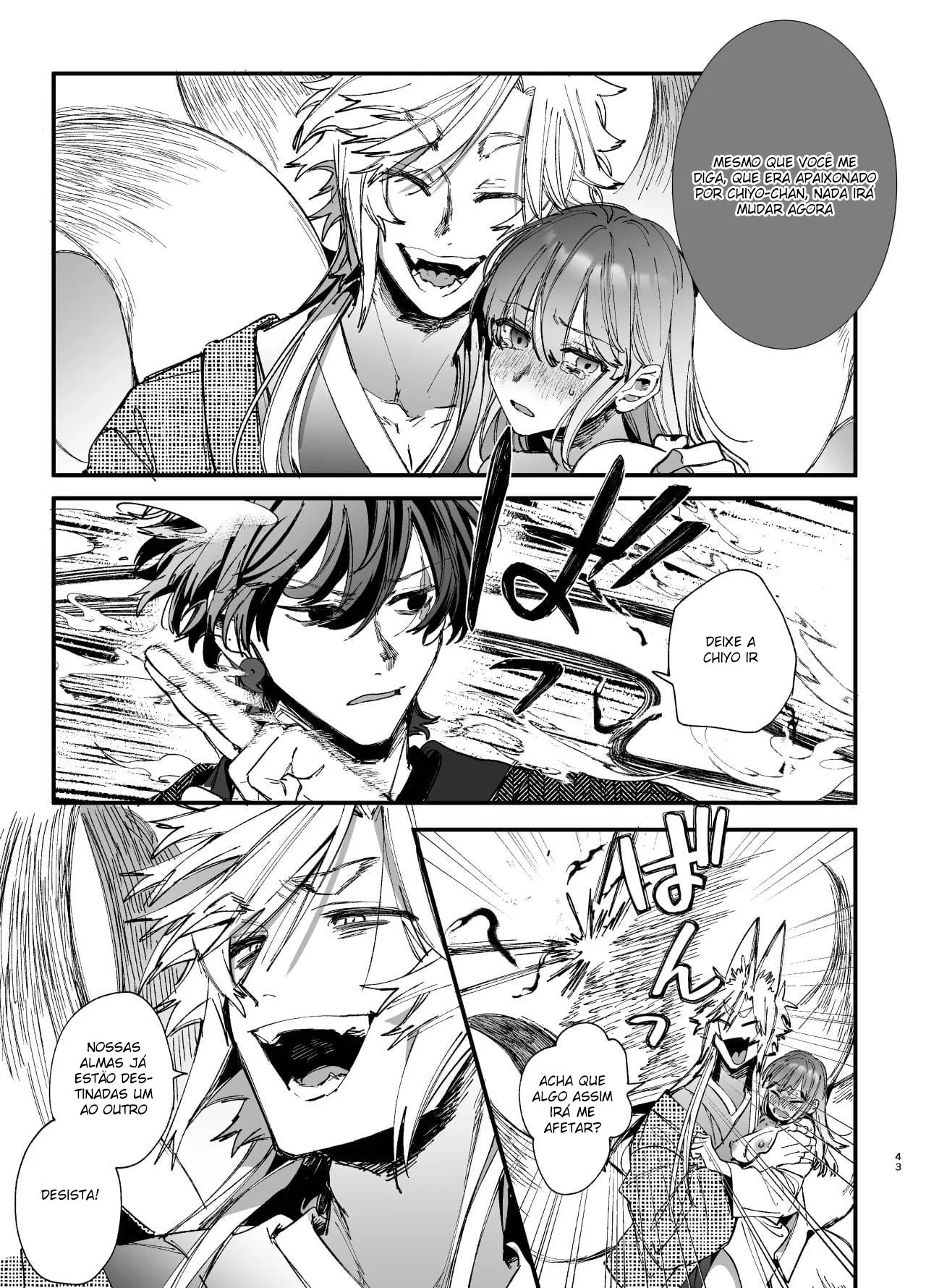 Espírito de Raposa Enfrenta Rola: Chiyo-chan em Apuros!" em HQ Brasileiro