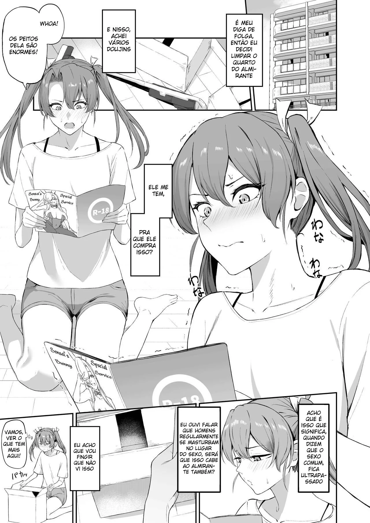 Esposa Safada Descobre Fetiche Anal do Marido - Em HQ Brasileiro