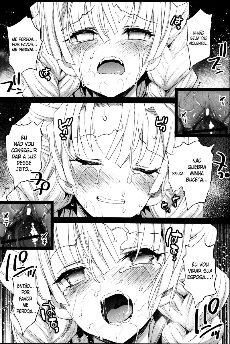 Estupro das Peitudas Matadoras de Demônios em Hentai HQ Brasileiro