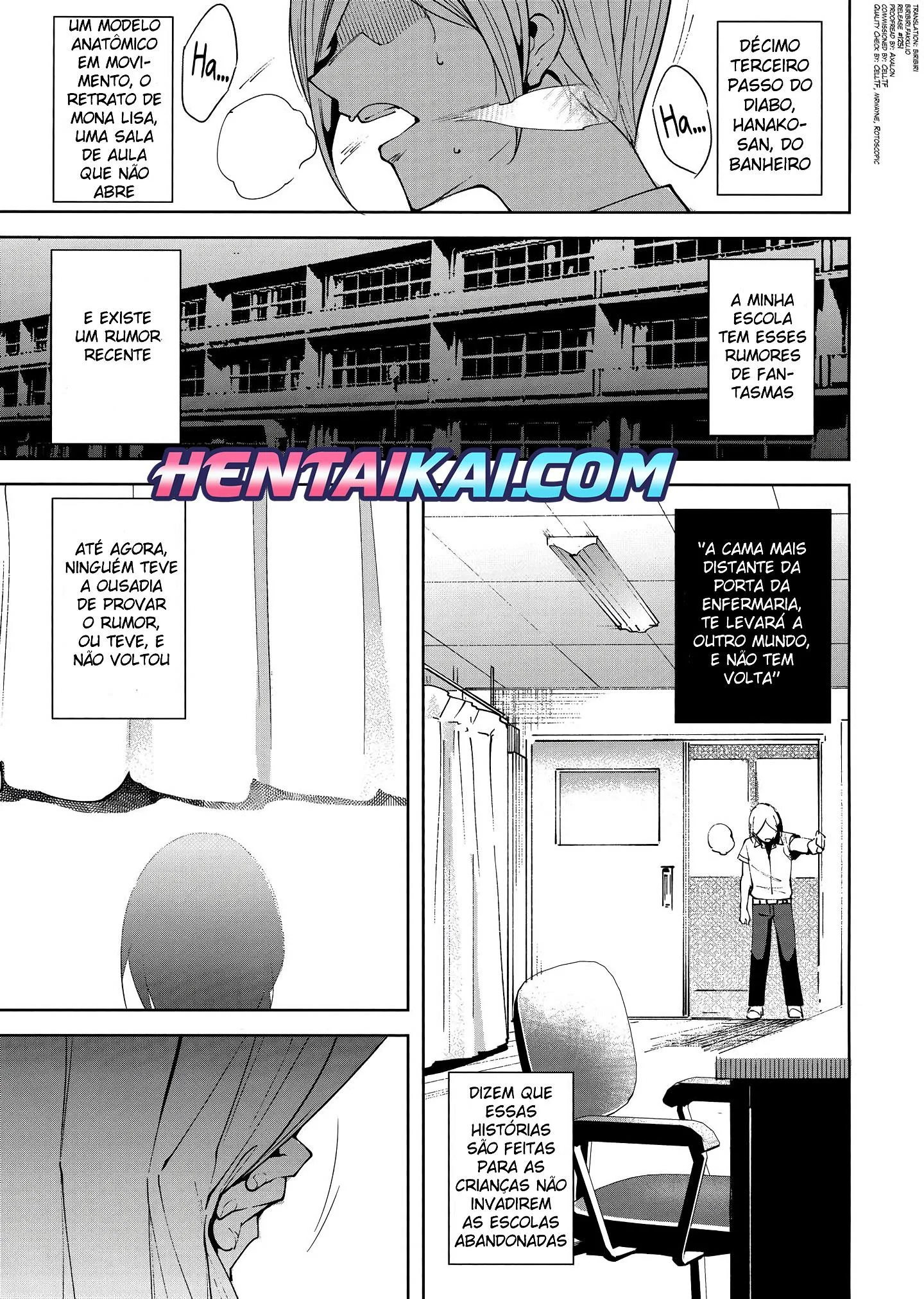 Fantasma Piranha Fode Com Estudante Corajoso" em HQ Brasileiro