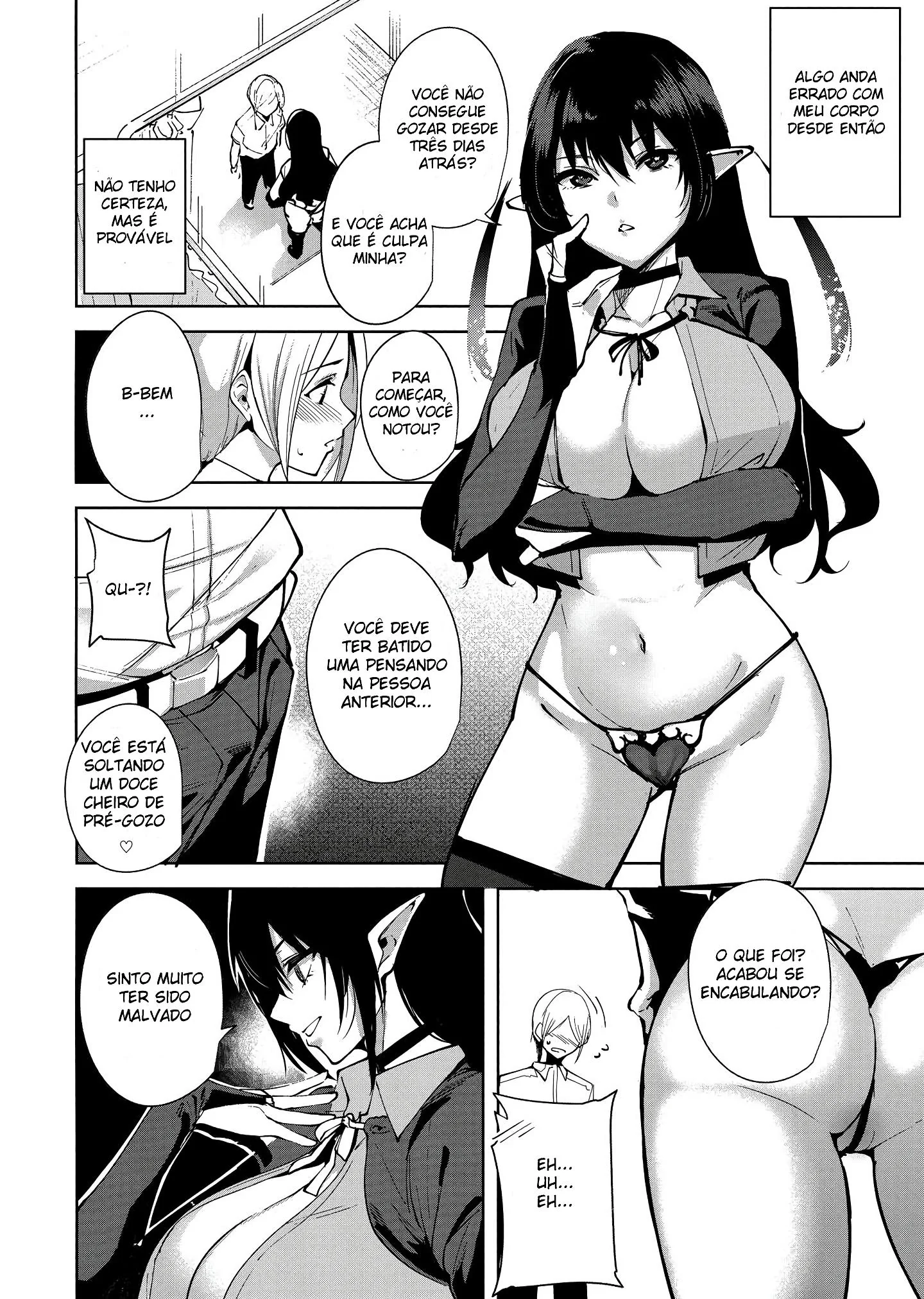 Fantasma Piranha Fode Com Estudante Corajoso" em HQ Brasileiro