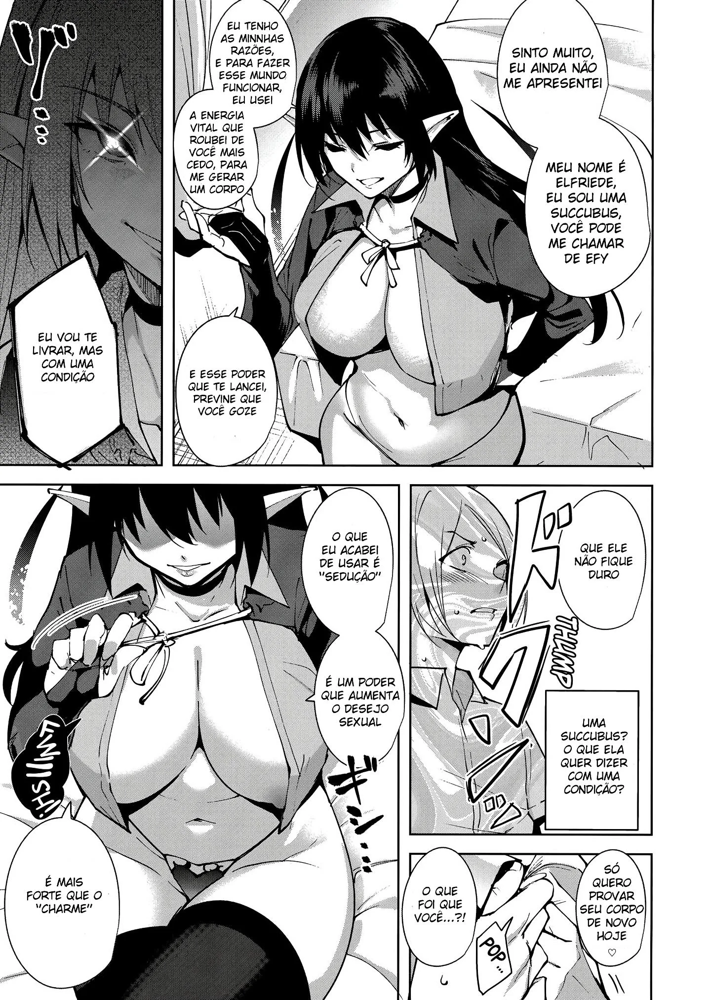 Fantasma Piranha Fode Com Estudante Corajoso" em HQ Brasileiro