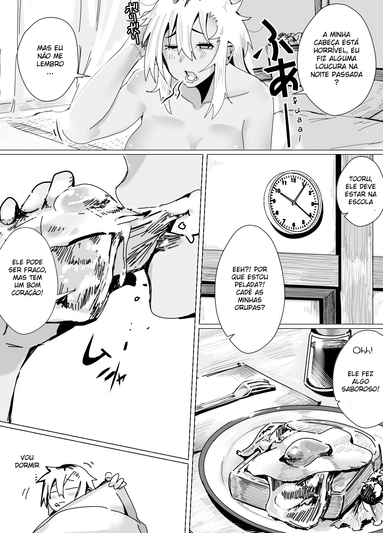 Filho Cabaço Pedindo Ajuda pra Mamãe Piranha - Em Hentai HQ Brasileiro