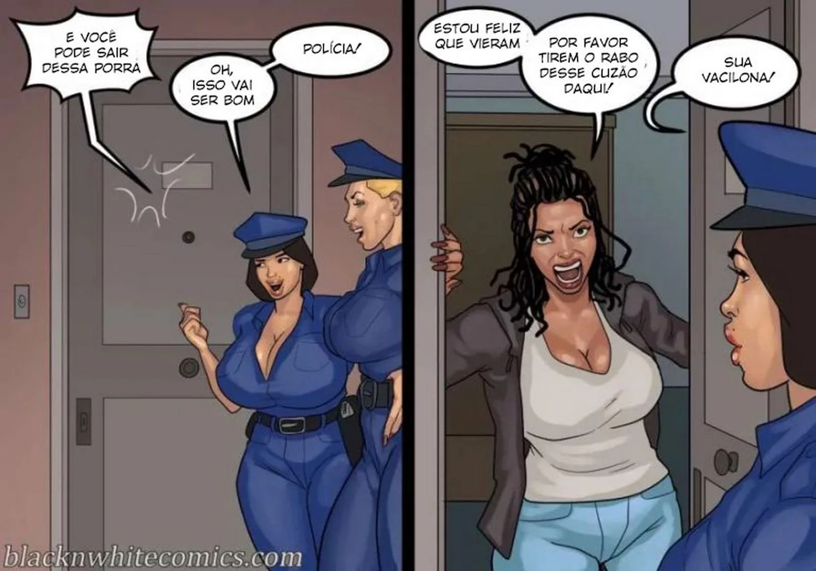 Fodendo a Secretária Piranha da Escola em HQ Brasileiro