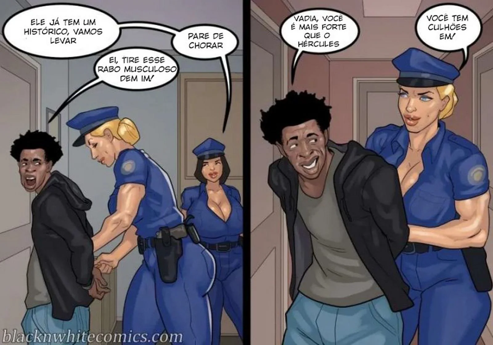 Fodendo a Secretária Piranha da Escola em HQ Brasileiro