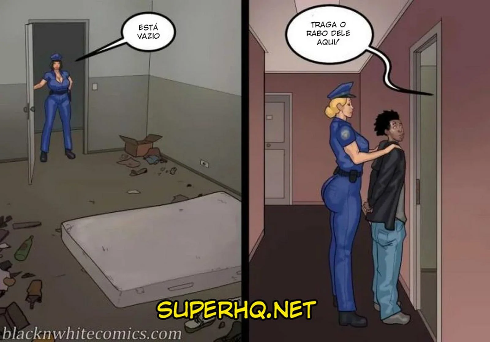 Fodendo a Secretária Piranha da Escola em HQ Brasileiro