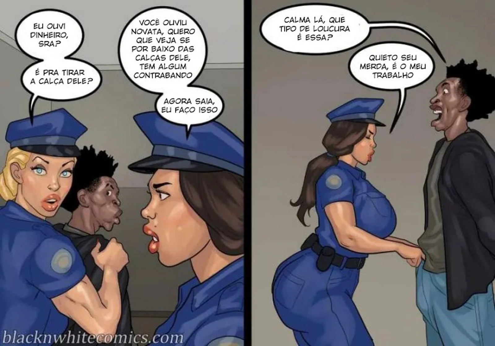 Fodendo a Secretária Piranha da Escola em HQ Brasileiro