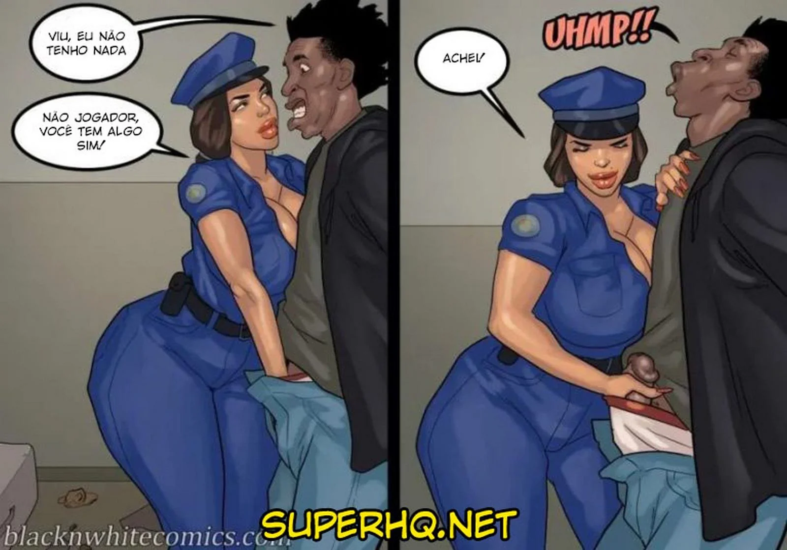 Fodendo a Secretária Piranha da Escola em HQ Brasileiro