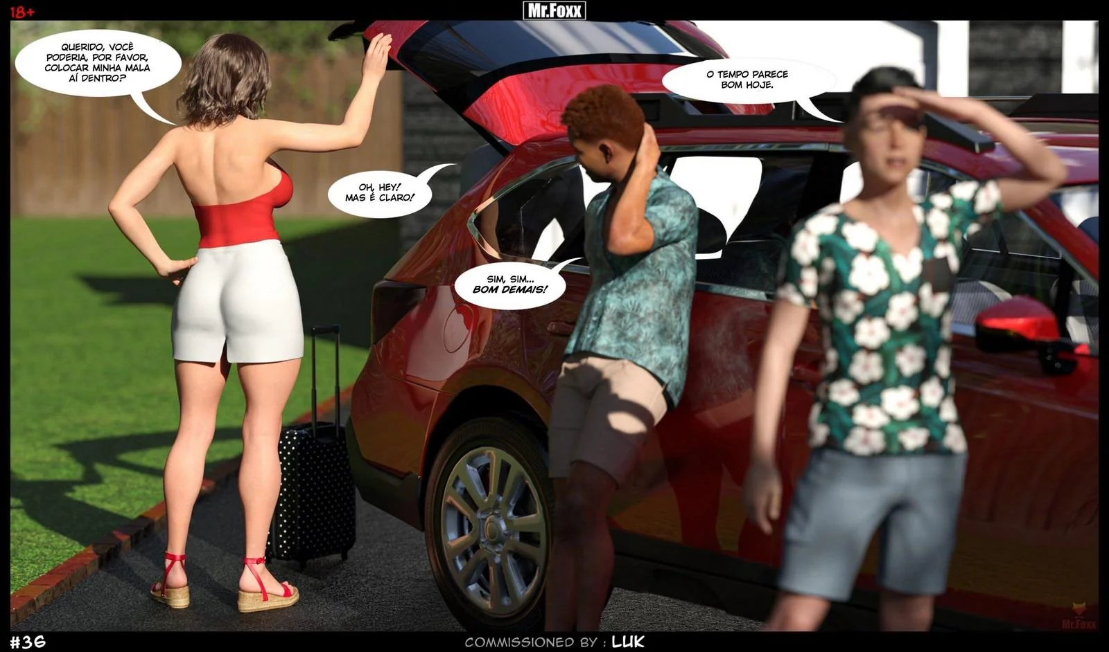 Fodendo a Titia Gostosa dos Hentai 3D em HQ Brasileiro