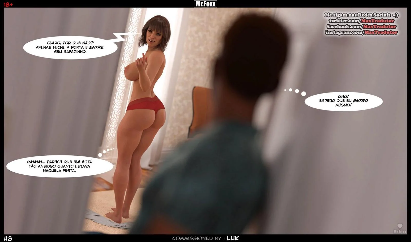 Fodendo a Titia Gostosa dos Hentai 3D em HQ Brasileiro