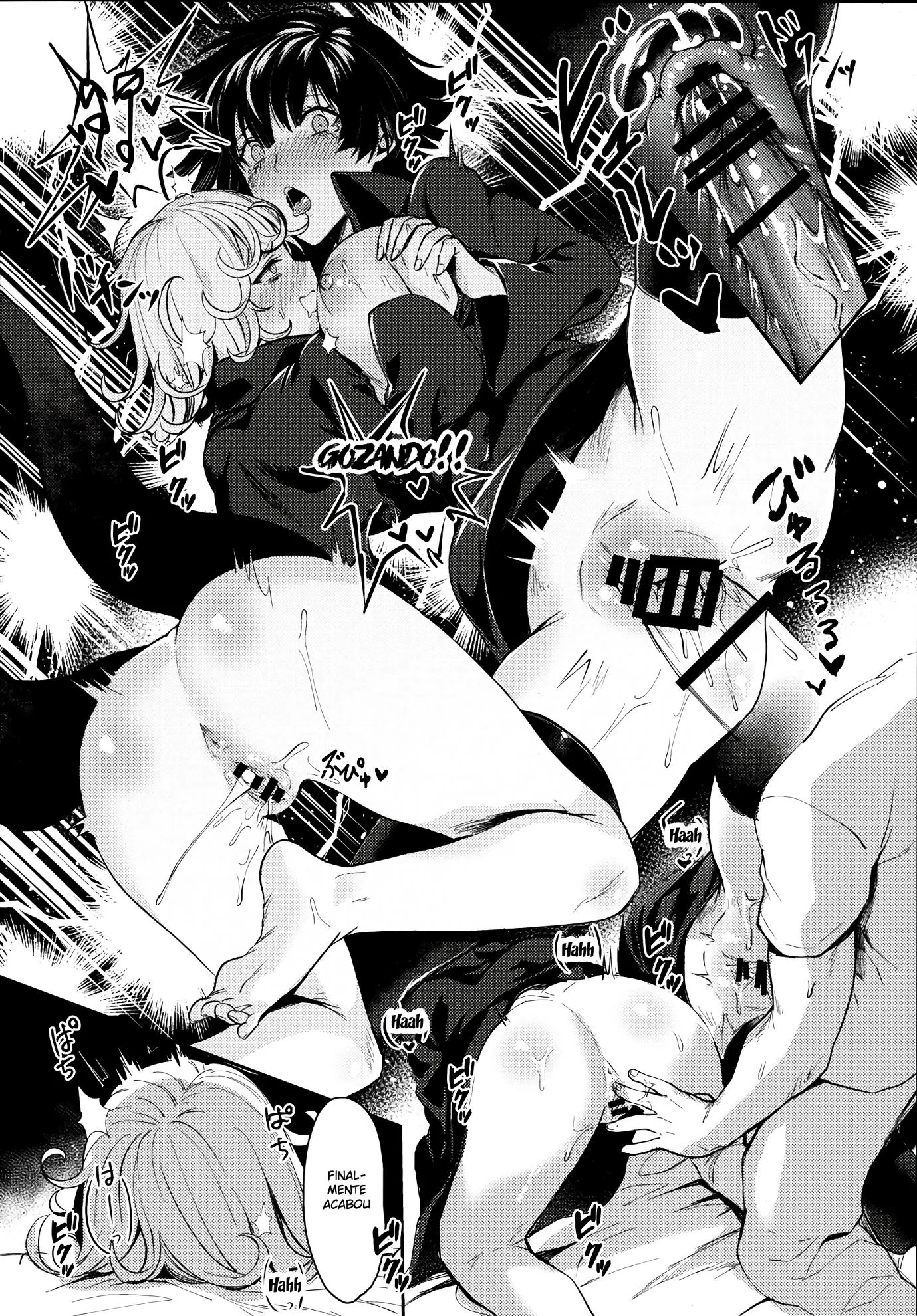 Fubuki dando a buceta pela primeira vez em One Punch Man Hentai HQ Brasileiro