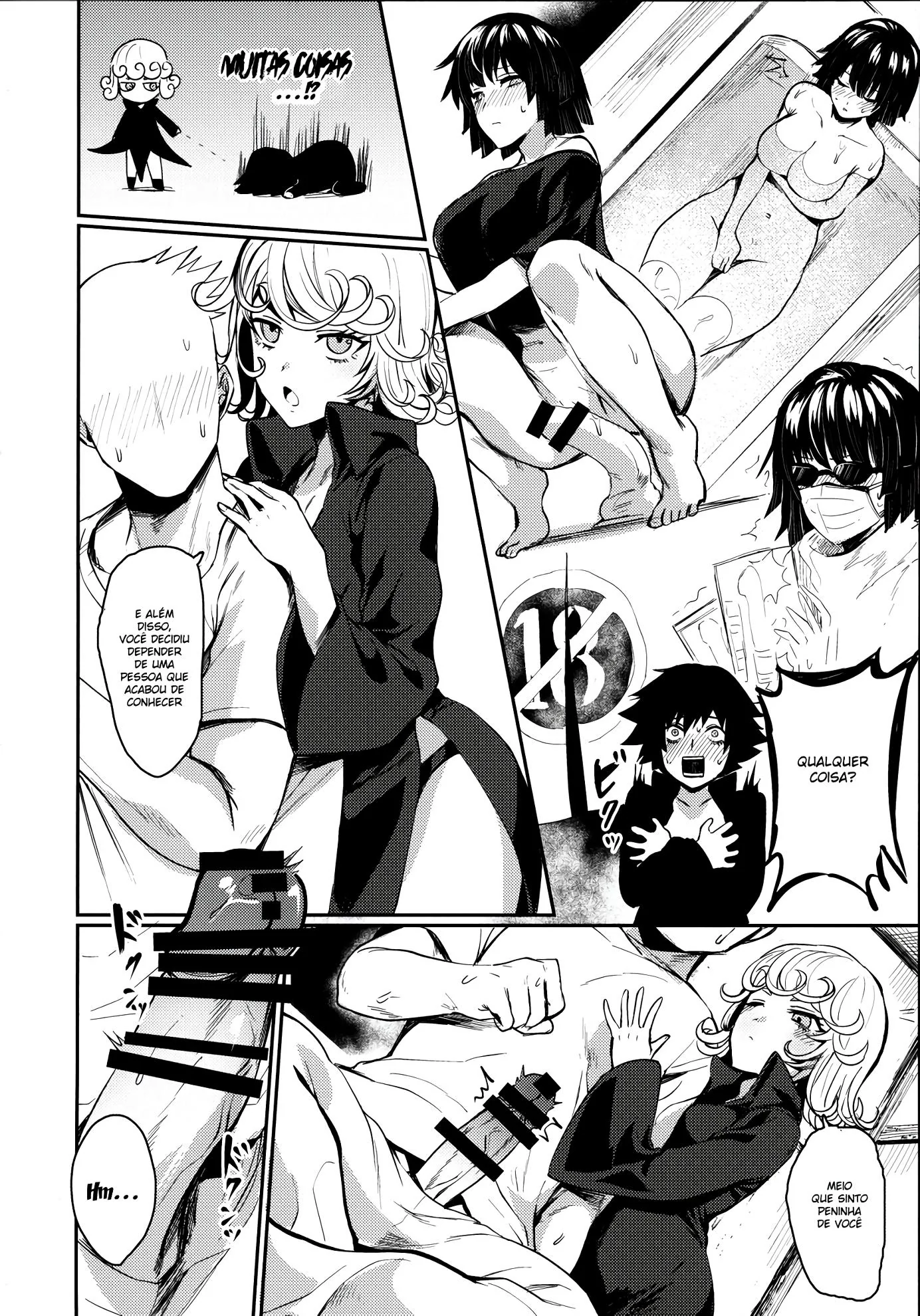 Fubuki dando a buceta pela primeira vez em One Punch Man Hentai HQ Brasileiro