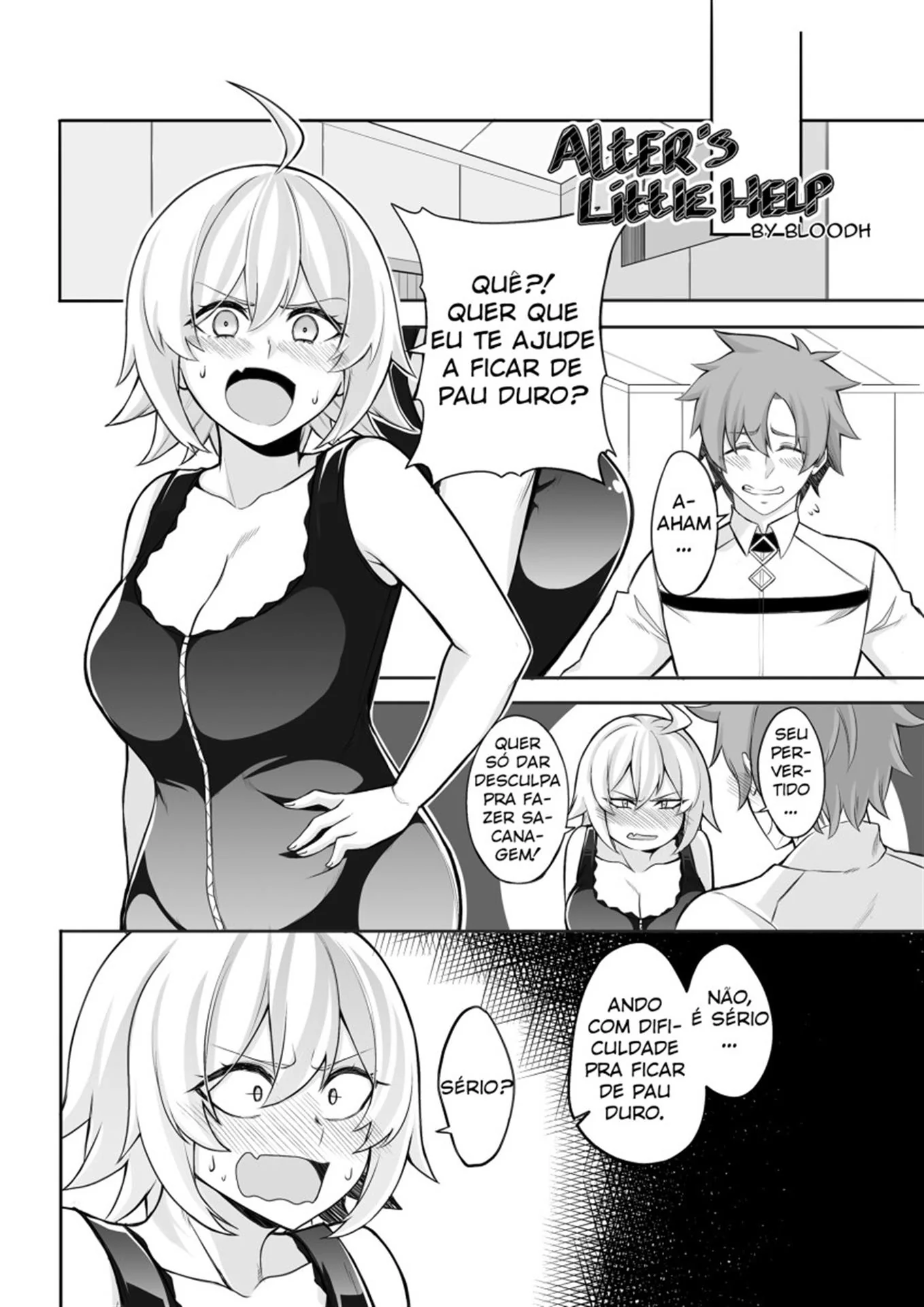Fujimaru e as Piranhas de Fate Grand Order: Chuva de Porra em Hentai HQ Brasileiro