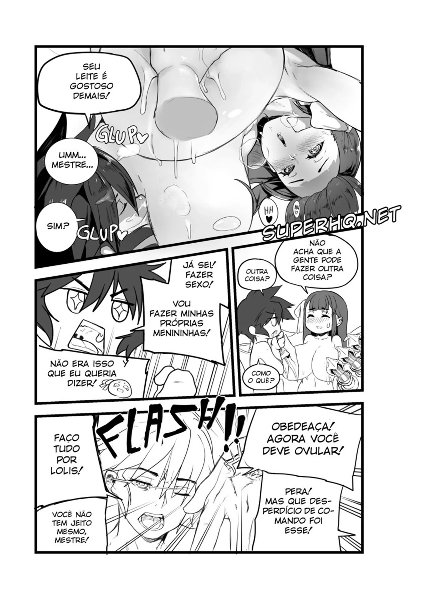 Fujimaru e as Piranhas de Fate Grand Order: Chuva de Porra em Hentai HQ Brasileiro