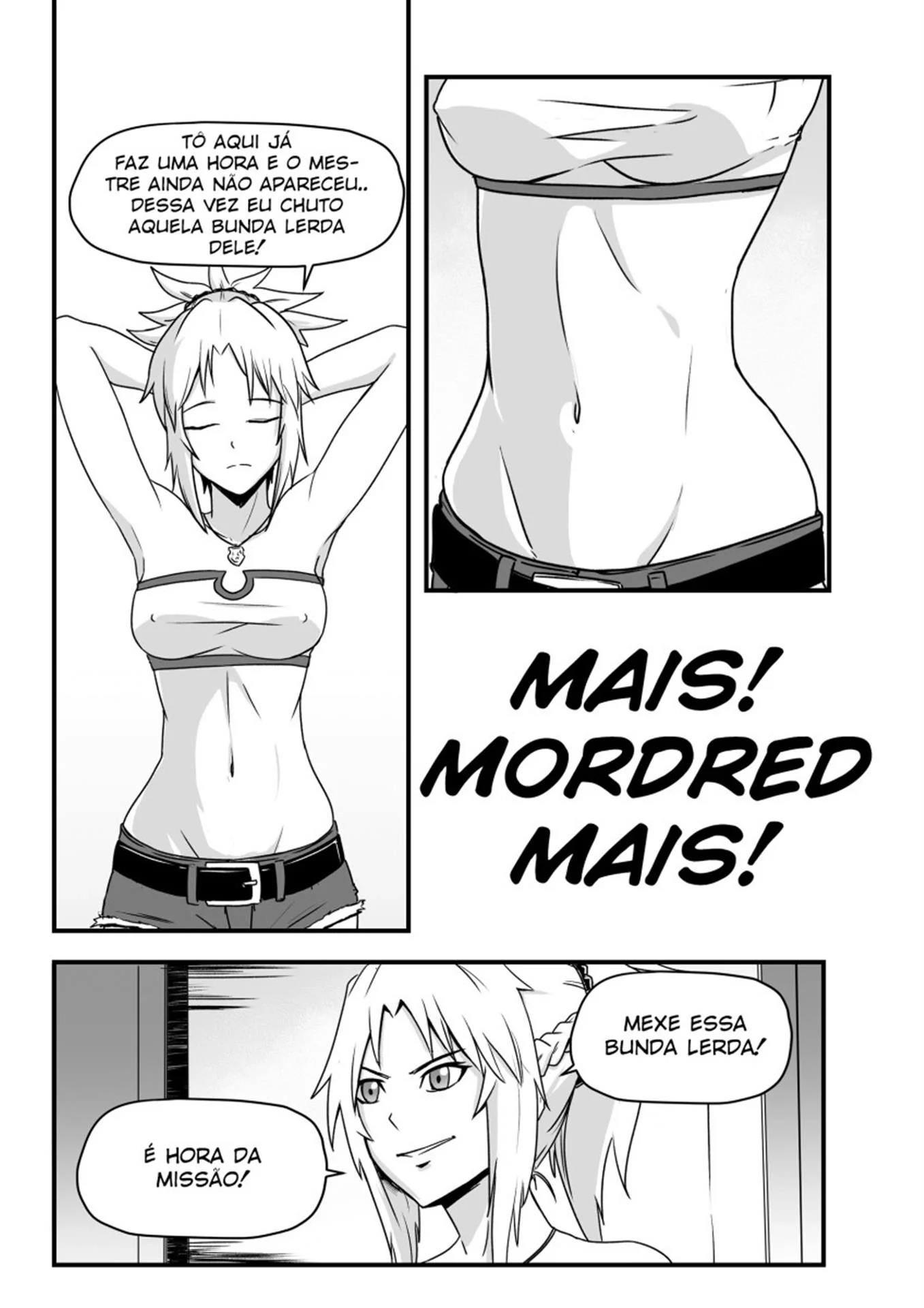 Fujimaru e as Piranhas de Fate Grand Order: Chuva de Porra em Hentai HQ Brasileiro