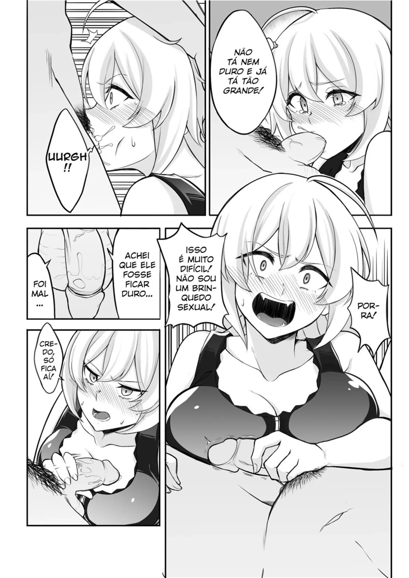 Fujimaru e as Piranhas de Fate Grand Order: Chuva de Porra em Hentai HQ Brasileiro