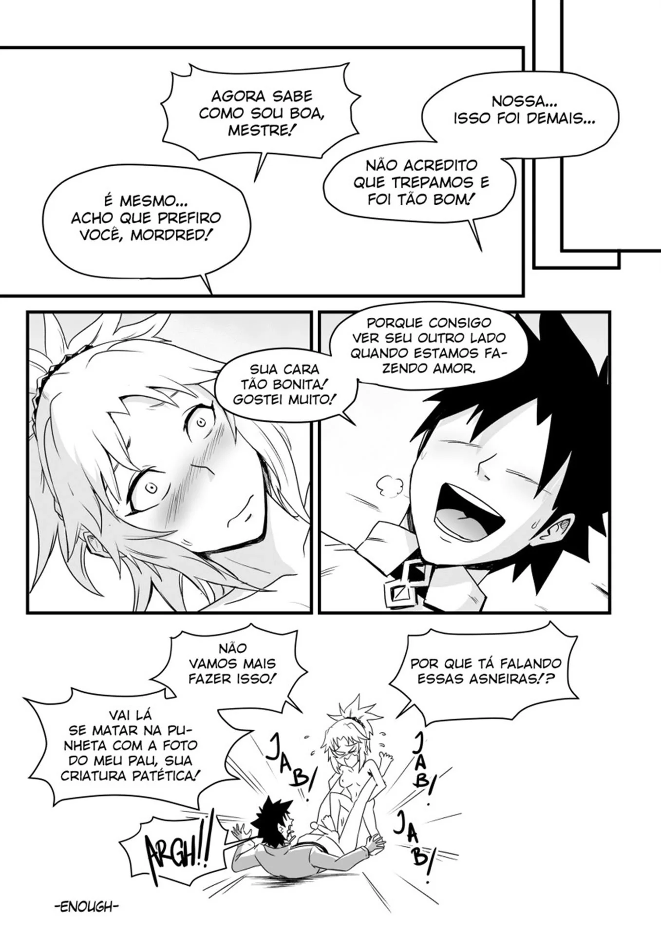 Fujimaru e as Piranhas de Fate Grand Order: Chuva de Porra em Hentai HQ Brasileiro