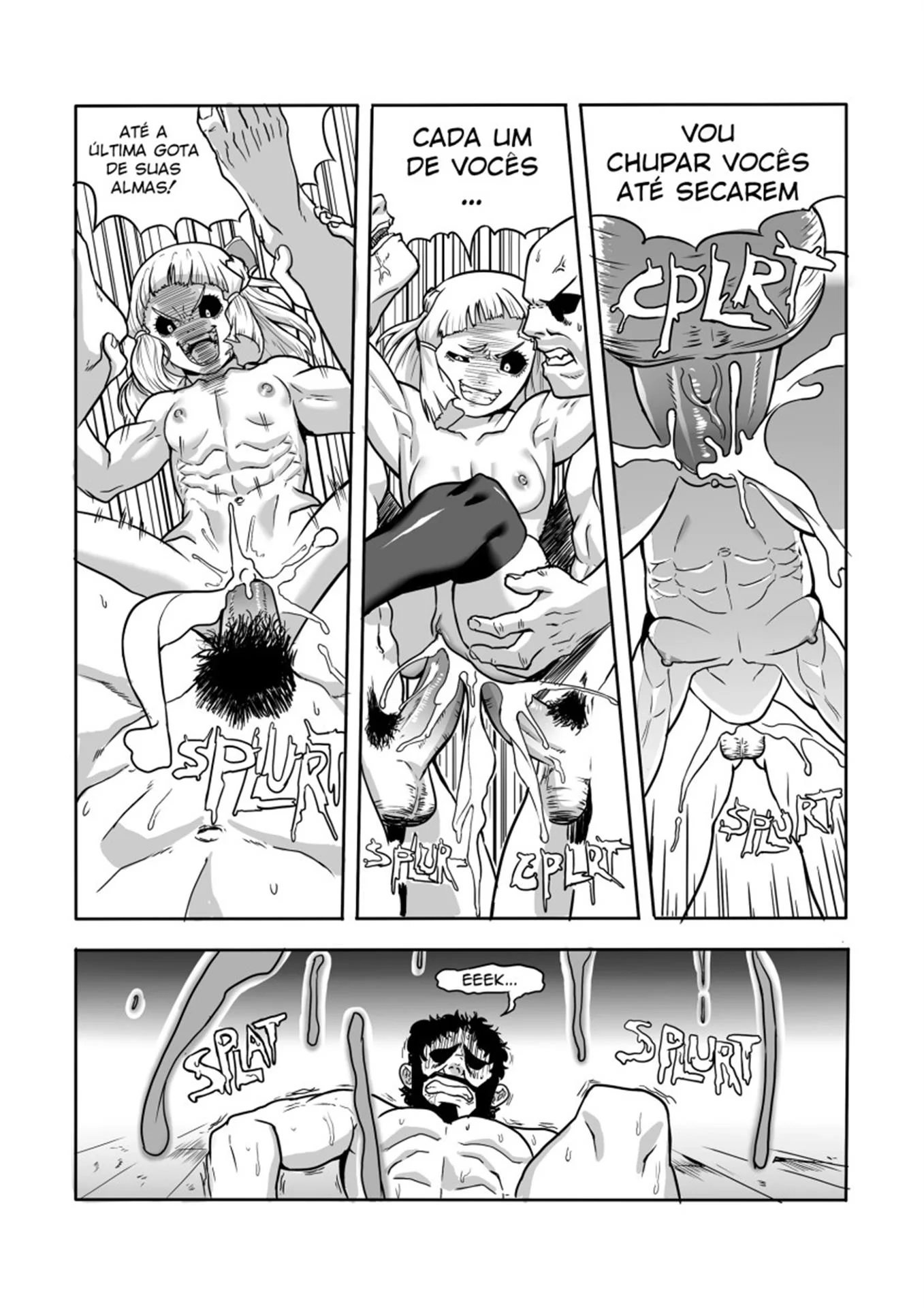 Fujimaru e as Piranhas de Fate Grand Order: Chuva de Porra em Hentai HQ Brasileiro