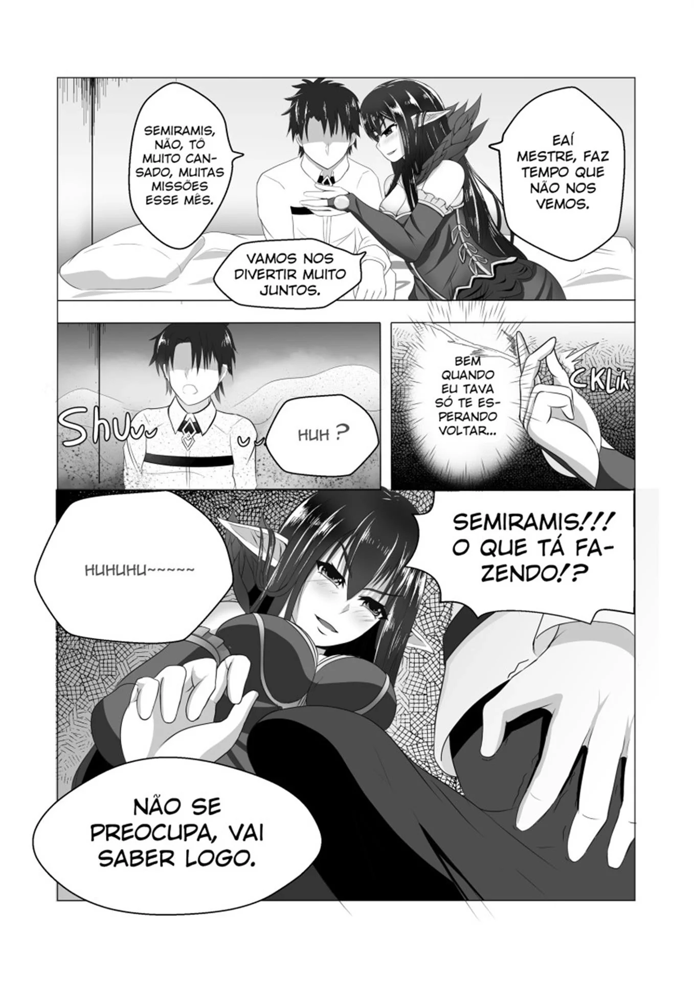 Fujimaru e as Piranhas de Fate Grand Order: Chuva de Porra em Hentai HQ Brasileiro