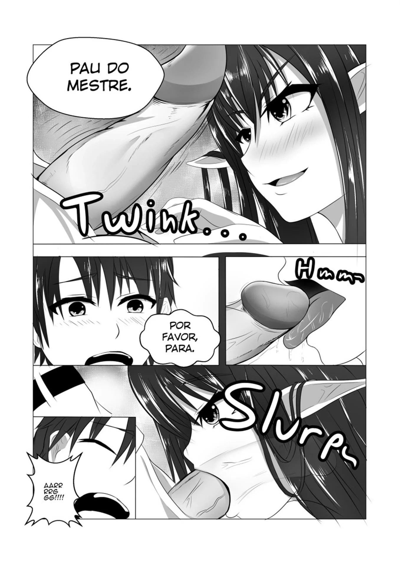 Fujimaru e as Piranhas de Fate Grand Order: Chuva de Porra em Hentai HQ Brasileiro