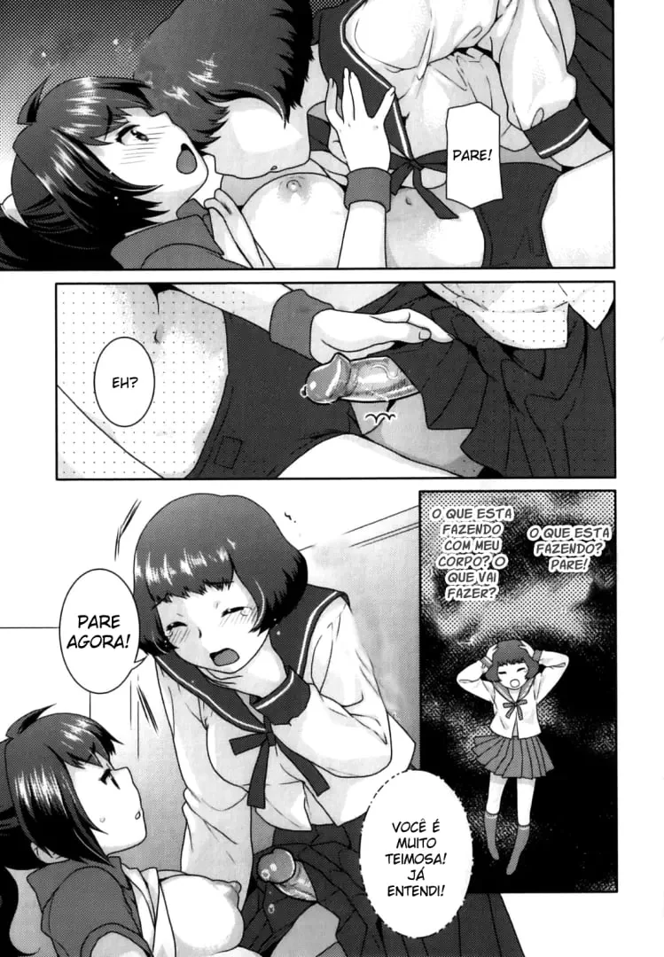 Futanari Relations: Lolis Safadas se Pegando Gostoso em Hentai HQ Brasileiro