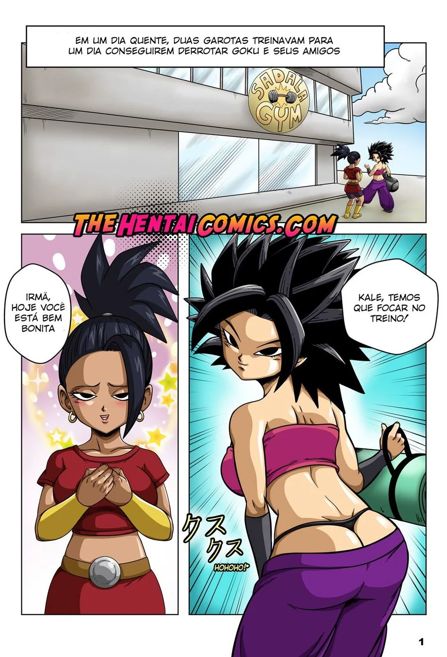 Goku mete a rola na piranha da Caulifla em Dragon Ball Hentai HQ Brasileiro