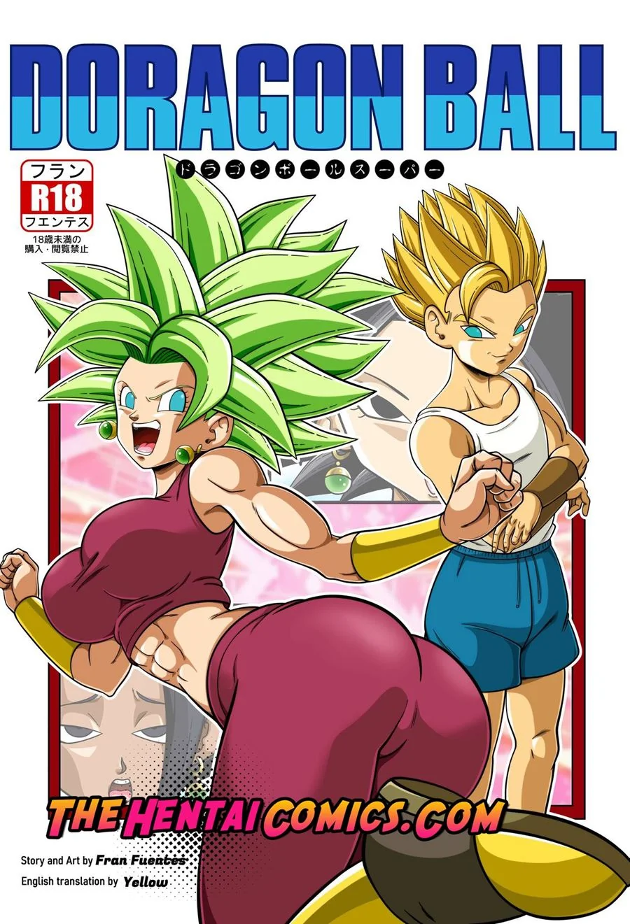 Goku mete a rola na piranha da Caulifla em Dragon Ball Hentai HQ Brasileiro