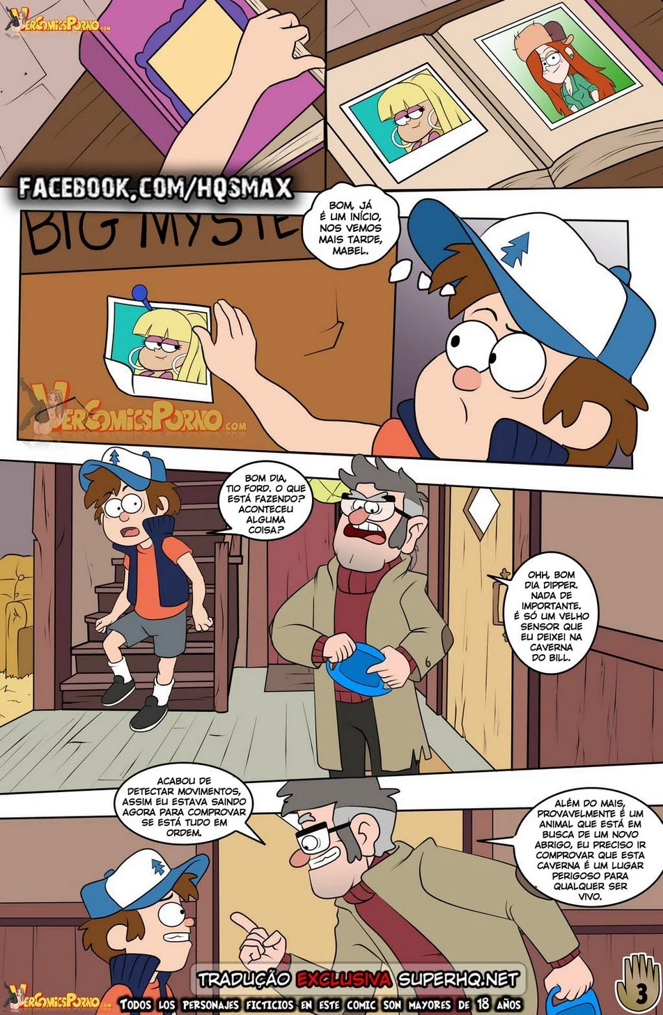 Gravity Falls: Orgia de Verão VL.2 - Piranhas Safadas e Rolas duraças em HQ Brasileiro
