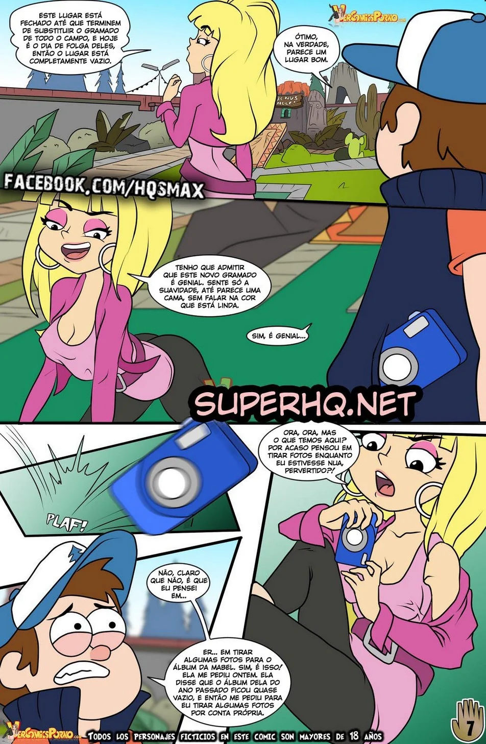 Gravity Falls: Orgia de Verão VL.2 - Piranhas Safadas e Rolas duraças em HQ Brasileiro