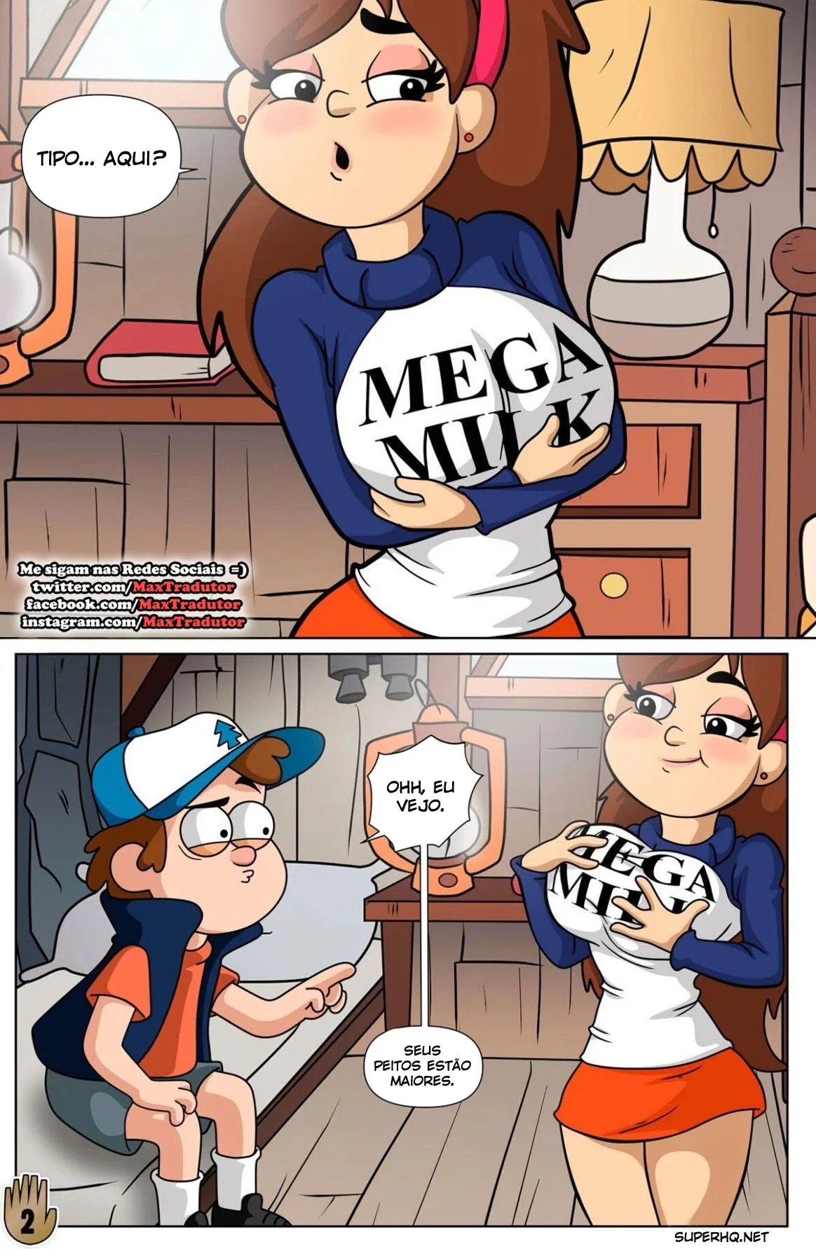 Gravity Falls: Um Verão de Sacanagem VL.4 - Piranha da buceta gulosa fodendo muito com pica grande