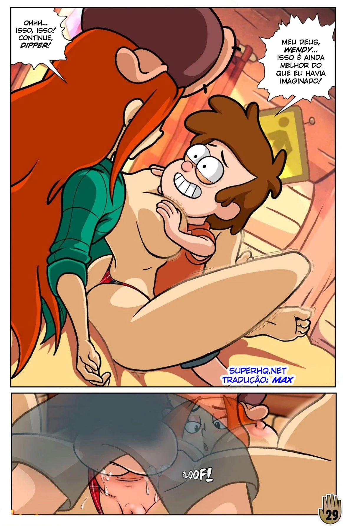 Gravity Falls: Um Verão de Sacanagem VL.4 - Piranha da buceta gulosa fodendo muito com pica grande