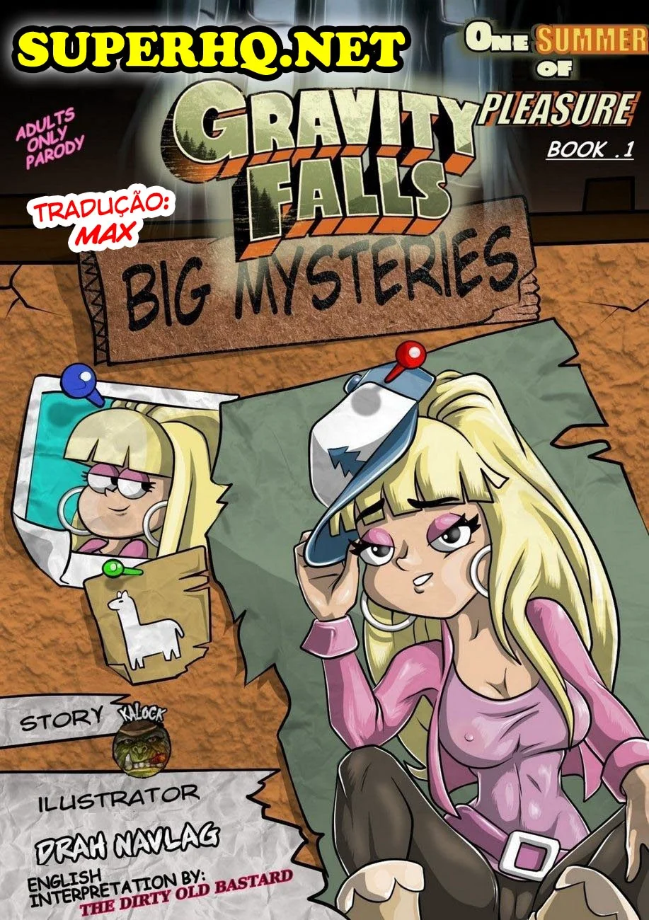 Gravity Falls: Uma Volta Quente - Mabel e Dipper na Orgia das Boas Vindas em HQ Brasileiro