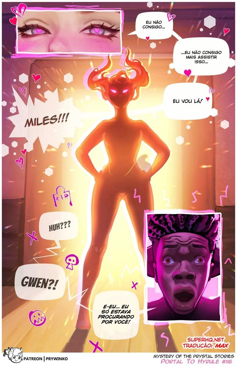 Gwen e a Princesa Zelda em Hyrule: A Suruba Interdimensional em Hentai HQ Brasileiro