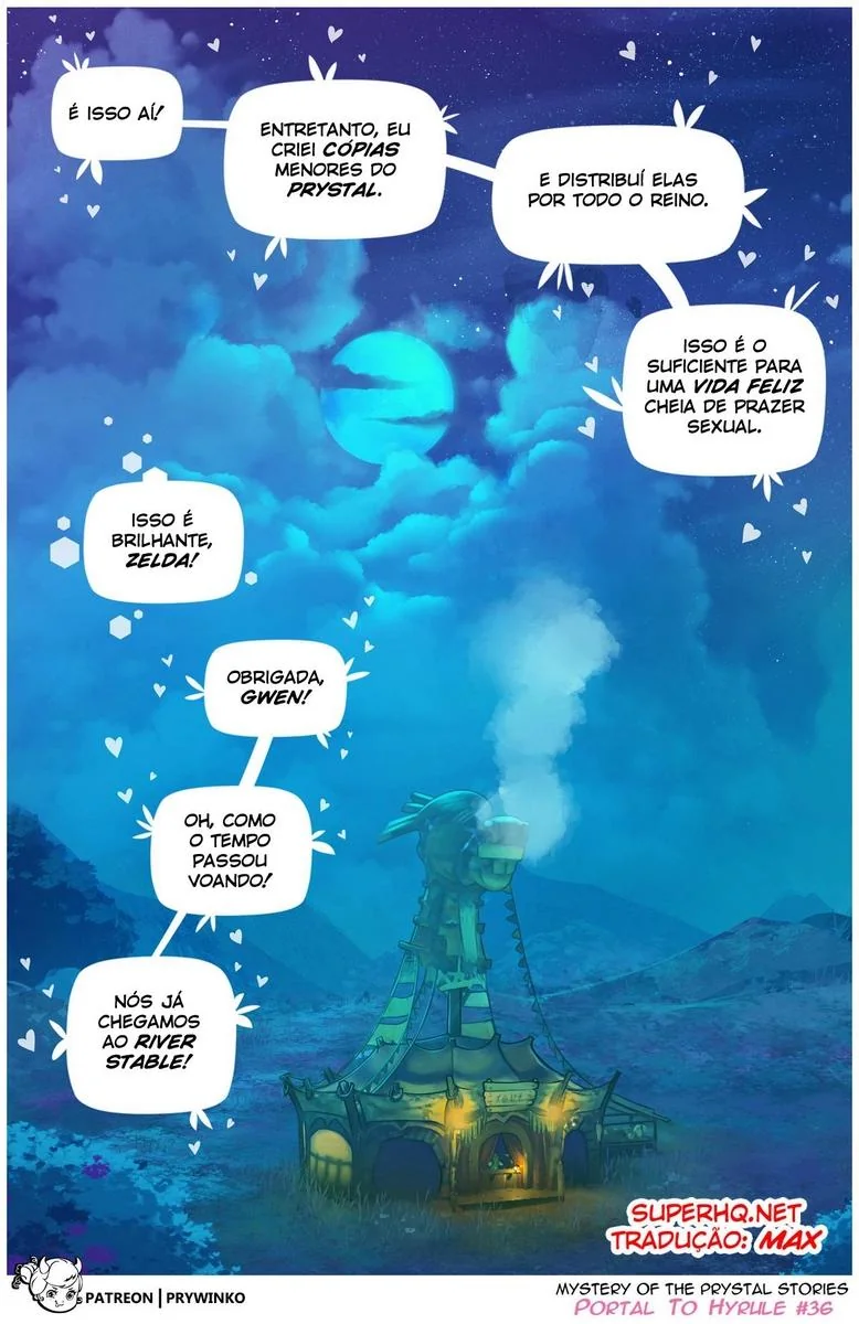 Gwen e a Princesa Zelda em Hyrule: A Suruba Interdimensional em Hentai HQ Brasileiro