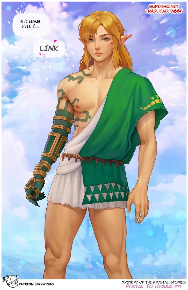 Gwen e a Princesa Zelda em Hyrule: A Suruba Interdimensional em Hentai HQ Brasileiro