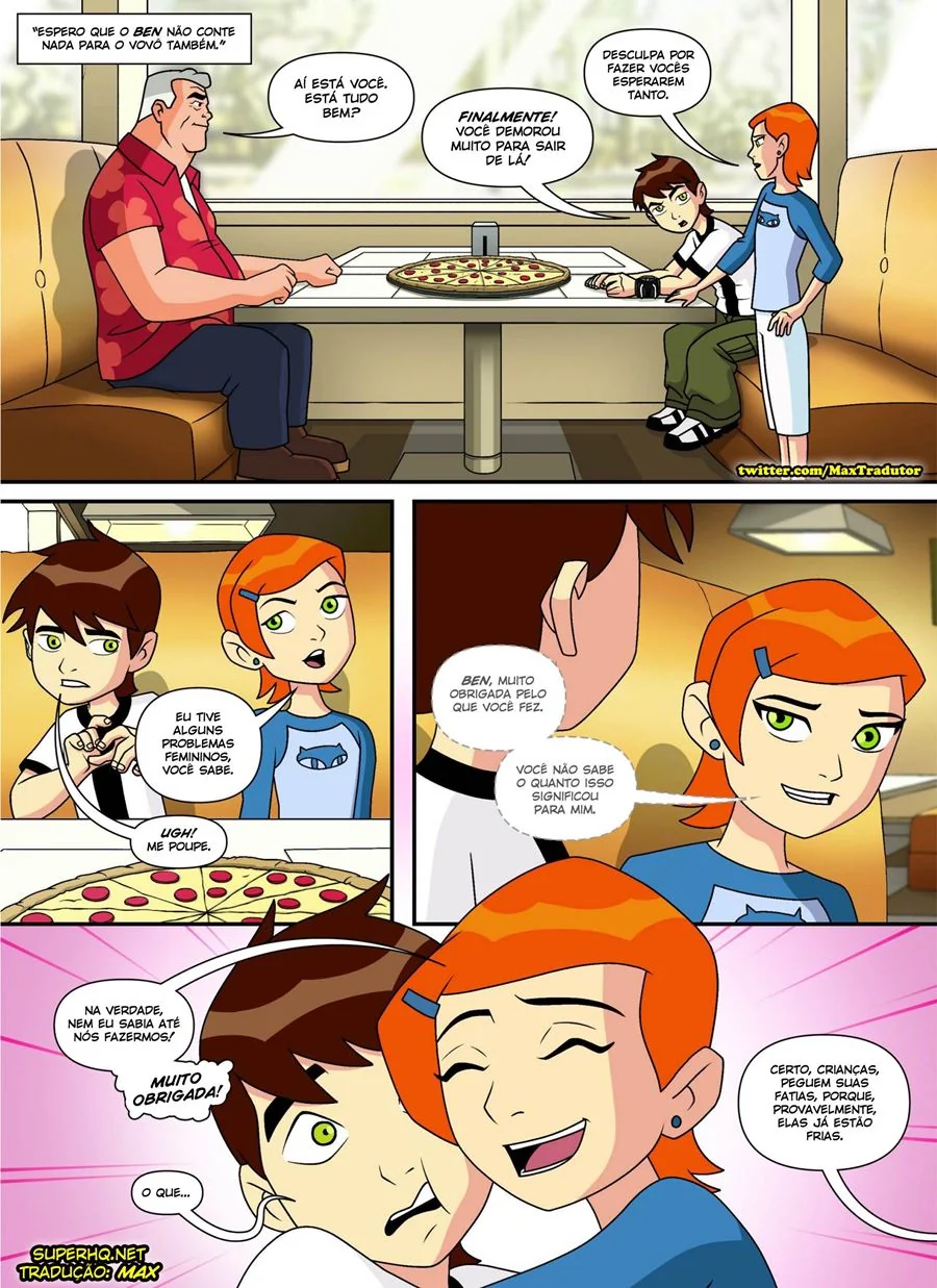 Gwen Piranha Chupa Piroca na Parede - Ben 10 Hentai HQ Brasileiro