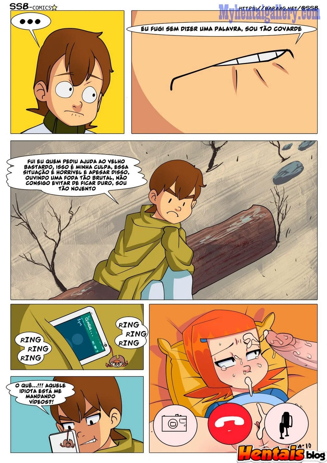 Gwen Piranha Dando a Buceta Pro Vovô Tarado - Hentai HQ Brasileiro