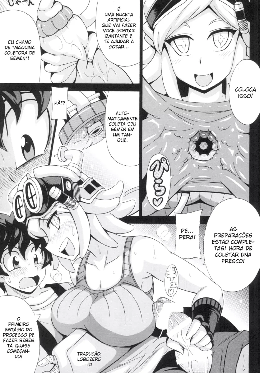 Hatsume cuida bem da piroca machucada do Midorya em Boku no Hero - Hentai HQ Brasileiro